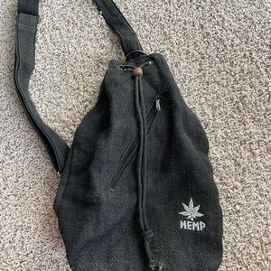 Hemp Sling Shoulder Bag